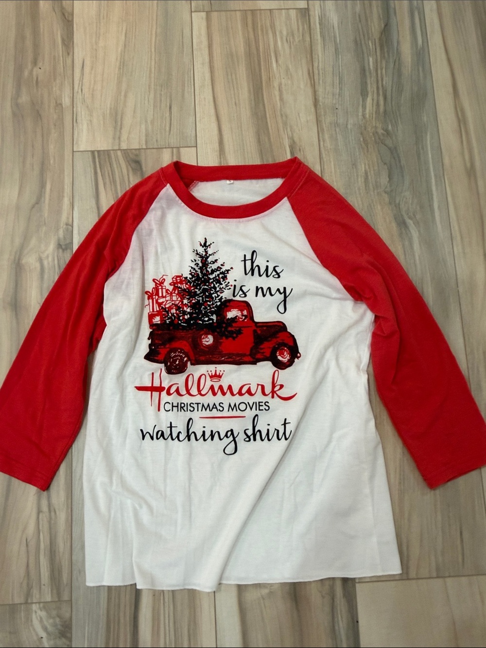 Hallmark Red & White Holiday Truck Tee